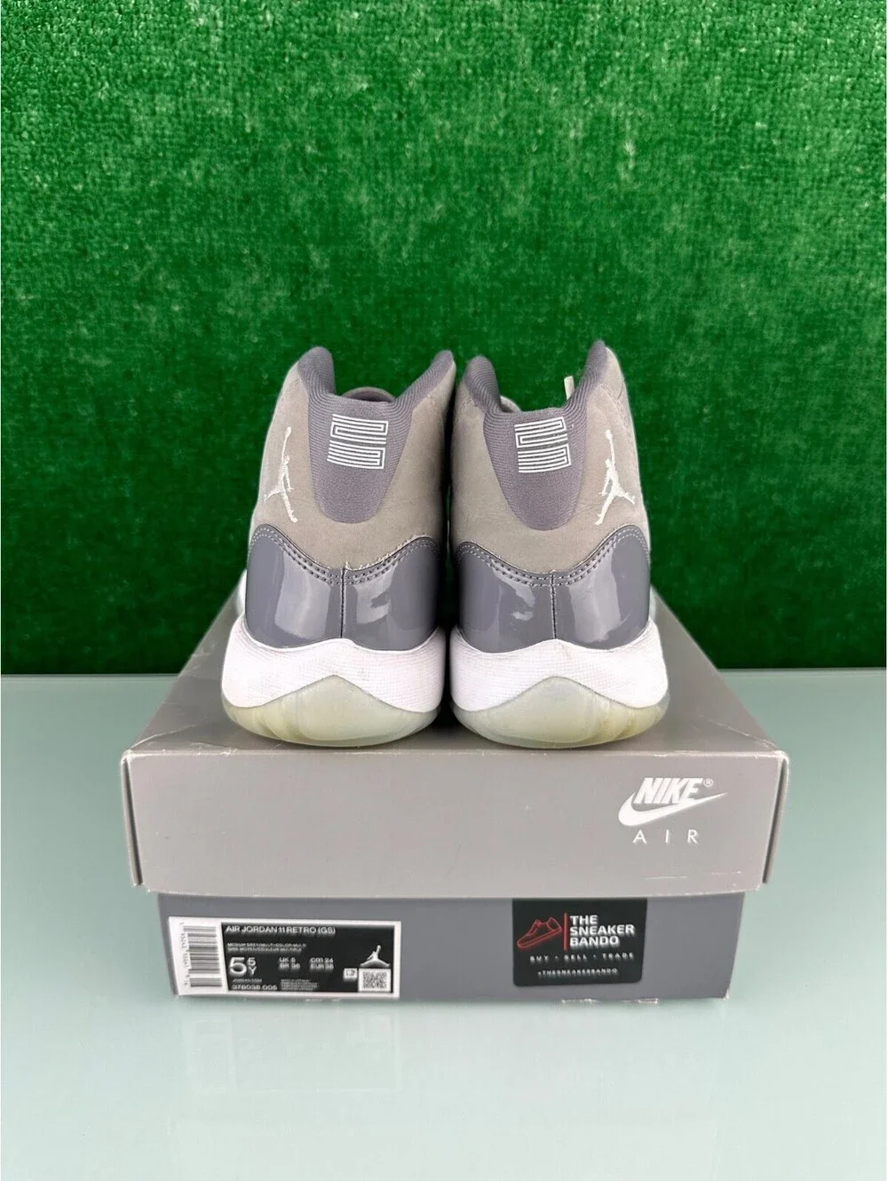 Size 5.5Y - Jordan 11 Retro High Cool Grey (GS)